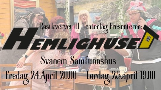 Hjemlighuset FORESTILLING 2 Lørdag